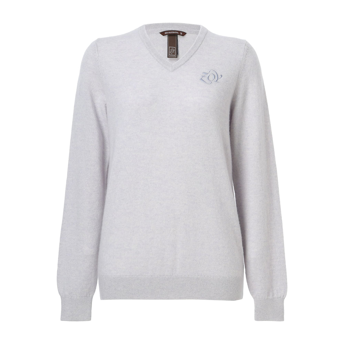 WOMEN Premium CASHMERE 長袖セーター フォググレー
