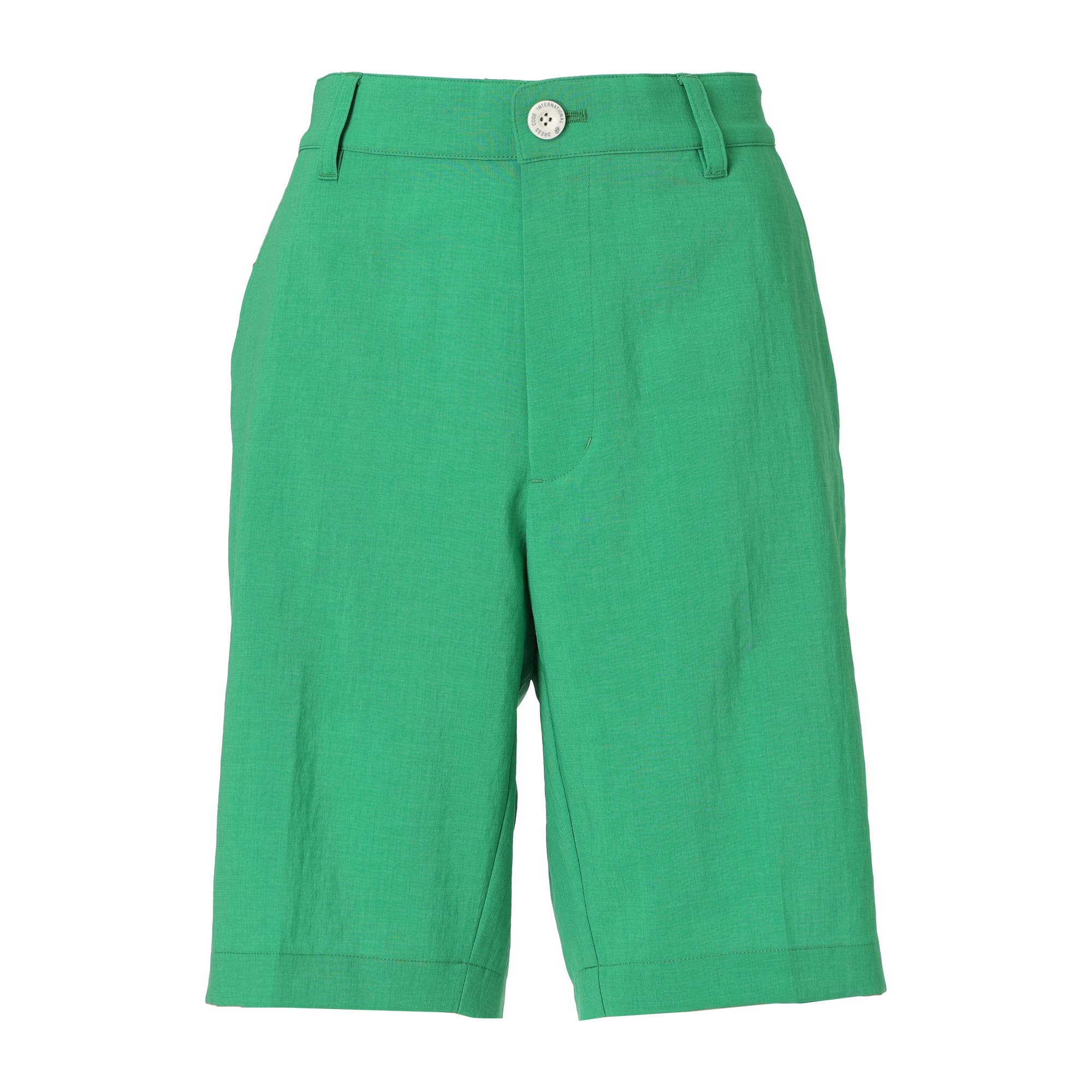 WOMEN EVALET Thick&Thin Stretch ショートパンツ グリーン