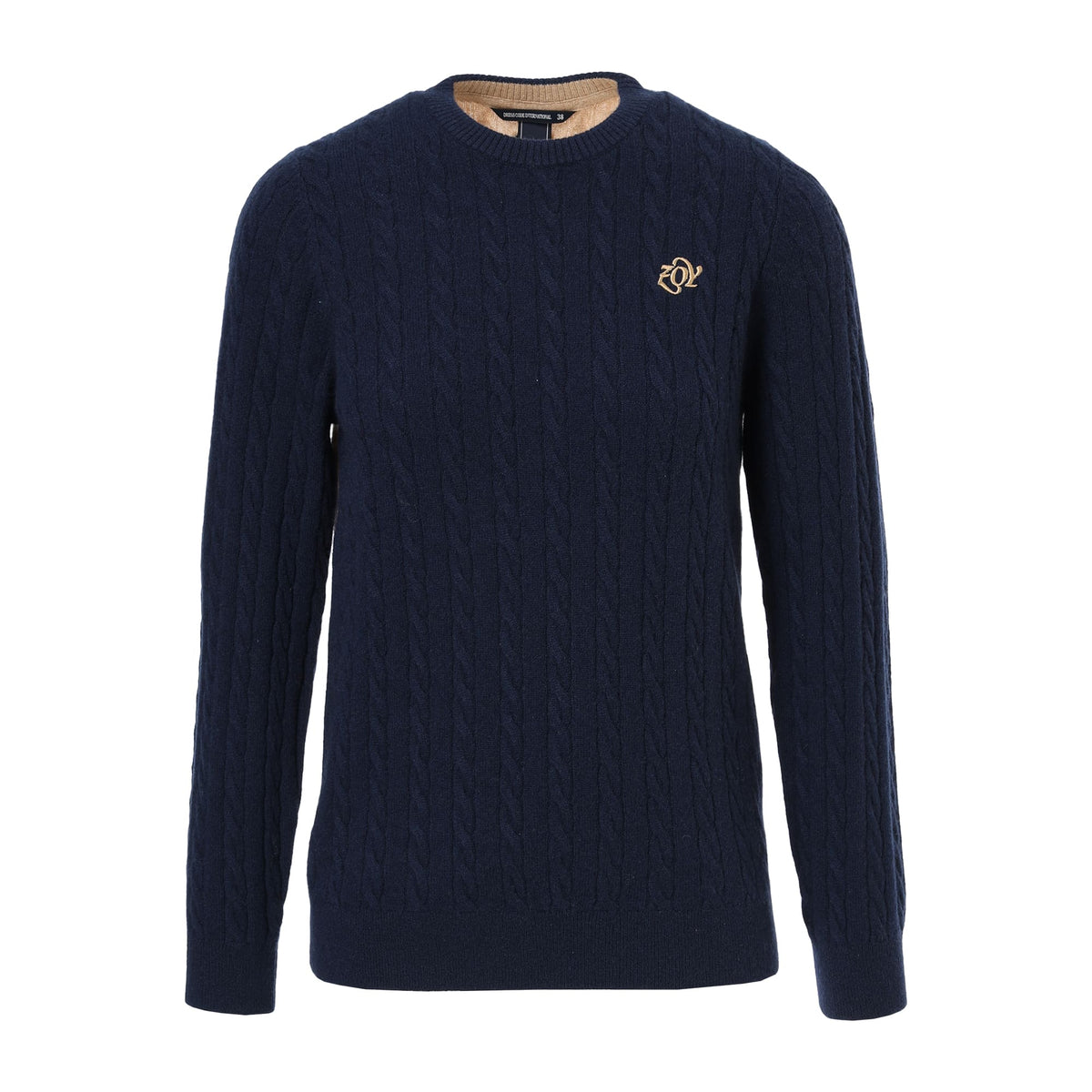 WOMEN Recycled CASHMERE 長袖セーター ネイビー