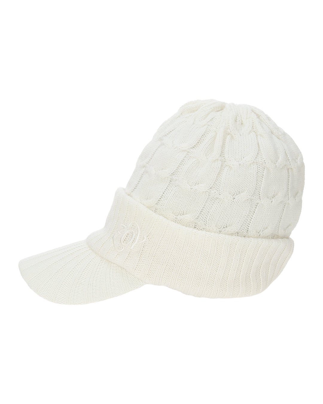 UNISEX ツバ付きニットキャップ グリーン