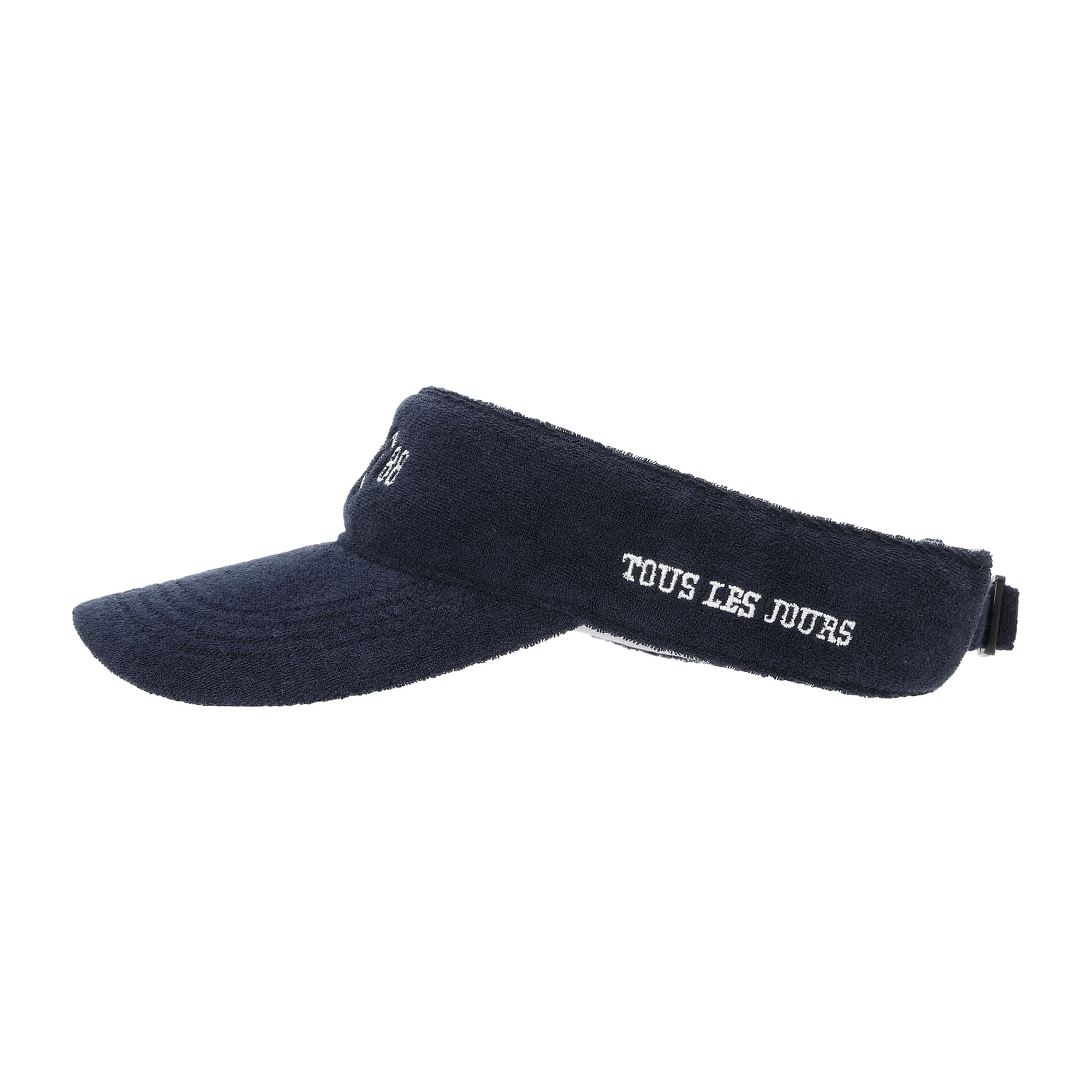UNISEX メランジオーガニックコットンパイル バイザー グレー