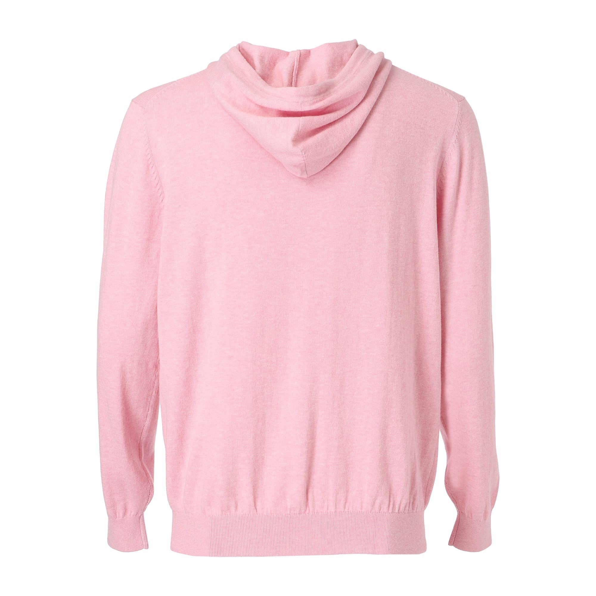 MEN MELANGE COTTON 長袖セーター パウダーピンク