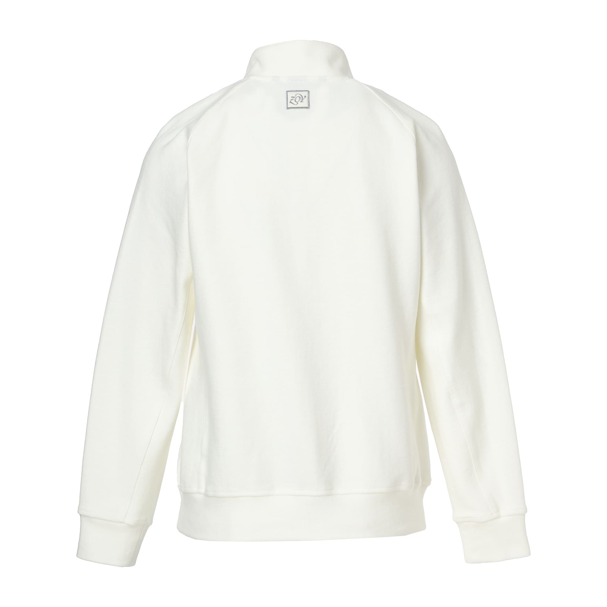 Women's Organic Cotton Pile Blouson in White
