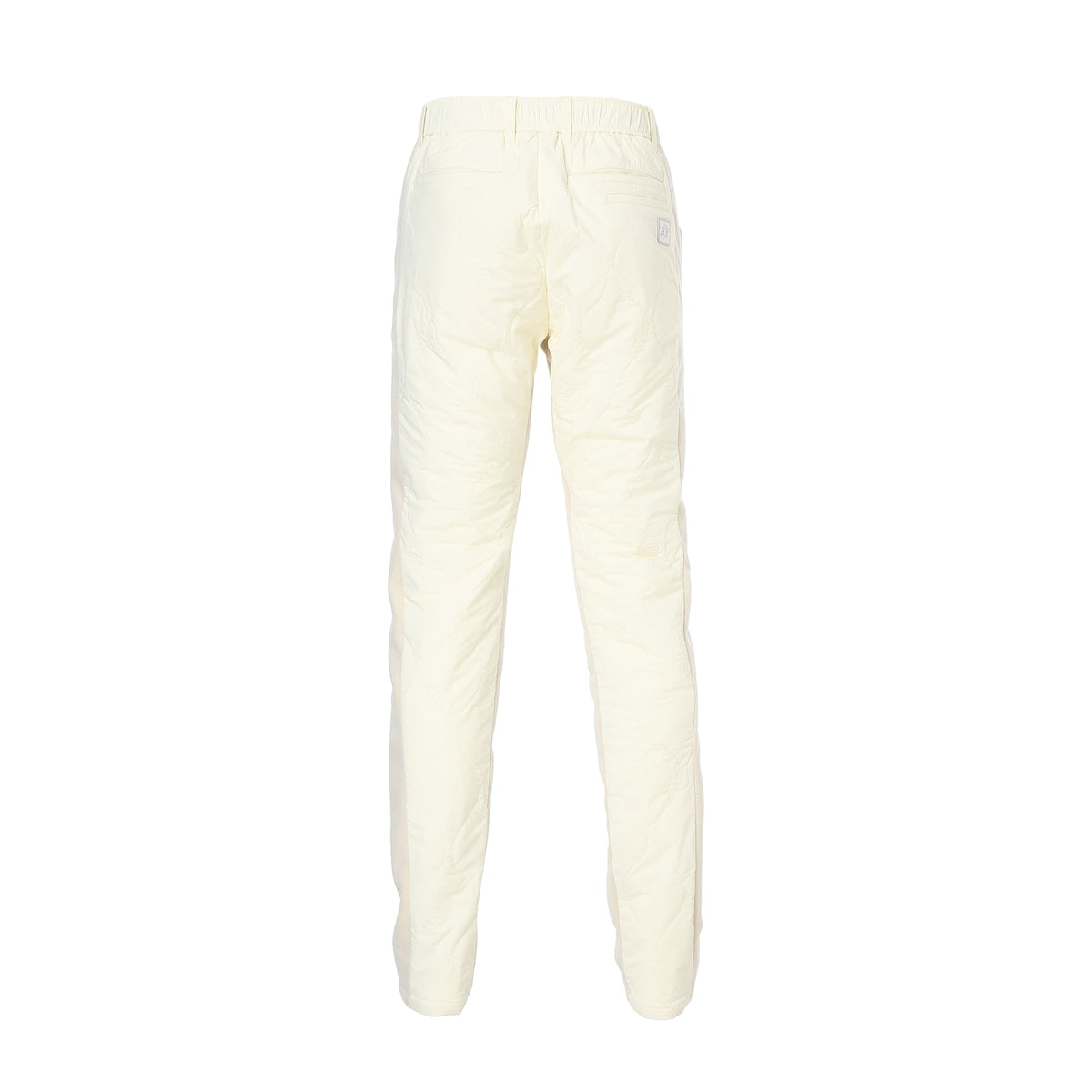 MEN ストレッチタフタキルト ロングパンツ クリーム