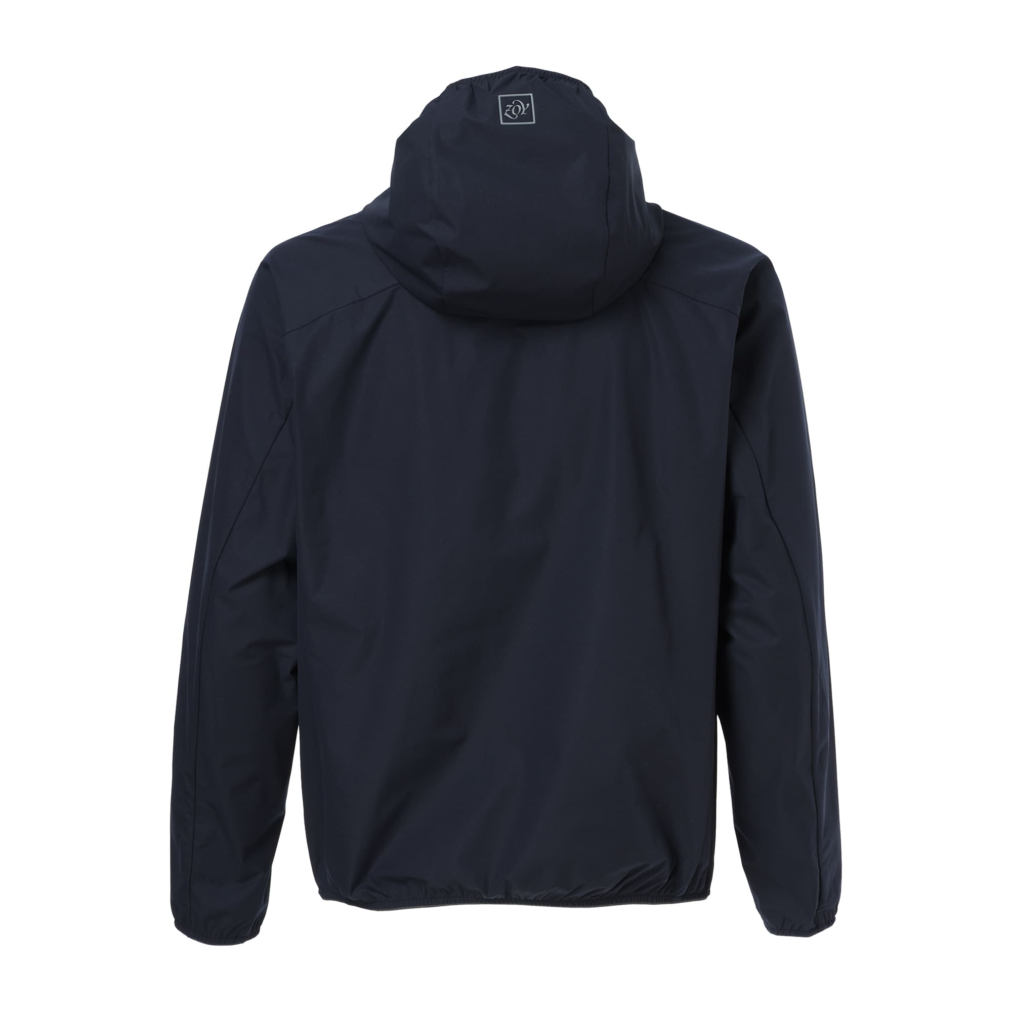MEN PrimeFlex撥水ストレッチ フードブルゾン ネイビー