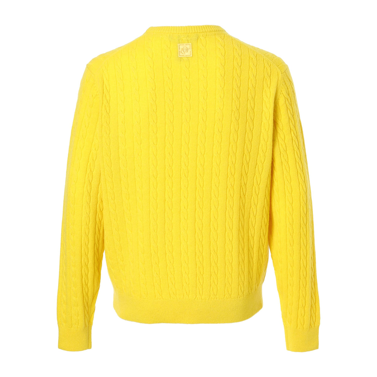 MEN Recycled CASHMERE 長袖セーター イエロー