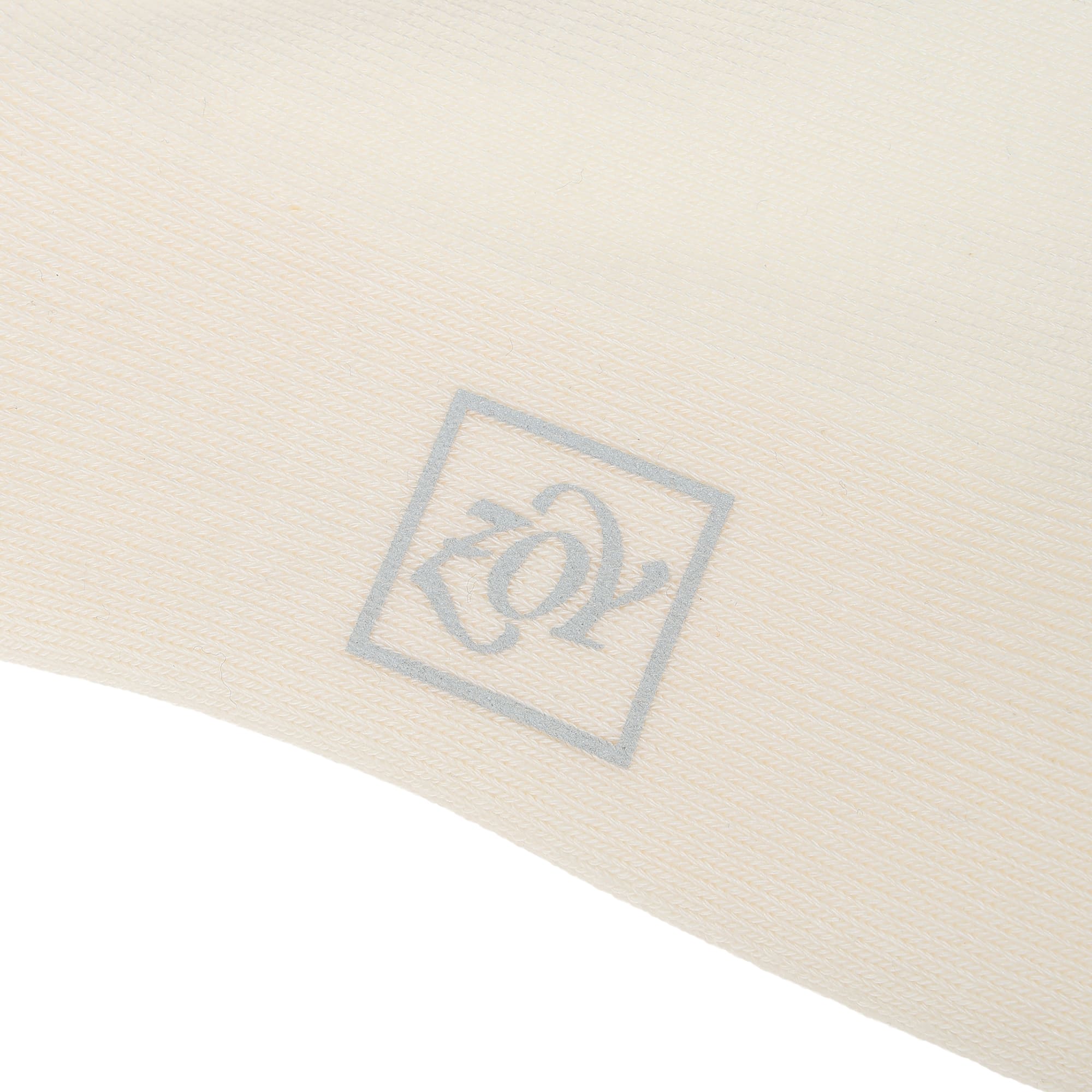 Men's Heel Protect Regular High Socks White