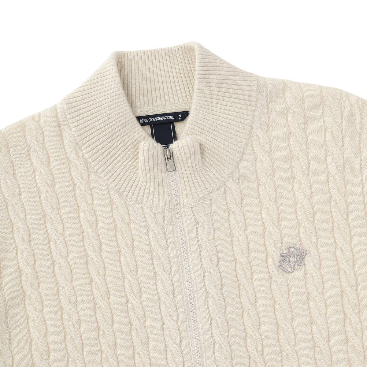MEN Recycled CASHMERE ニットブルゾン ネイビー