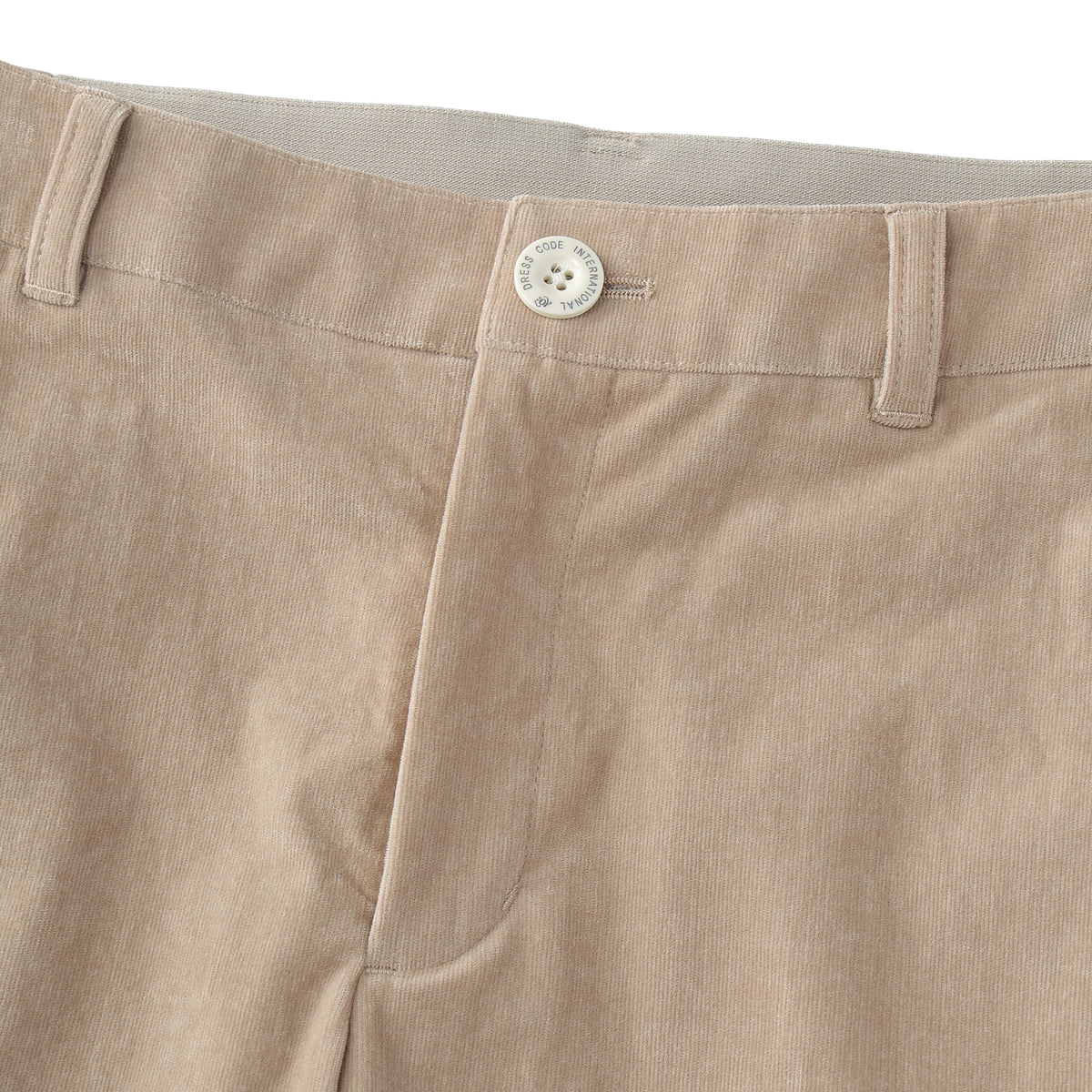 WOMEN 28W シャンブレーコール ロングパンツ ショコラ