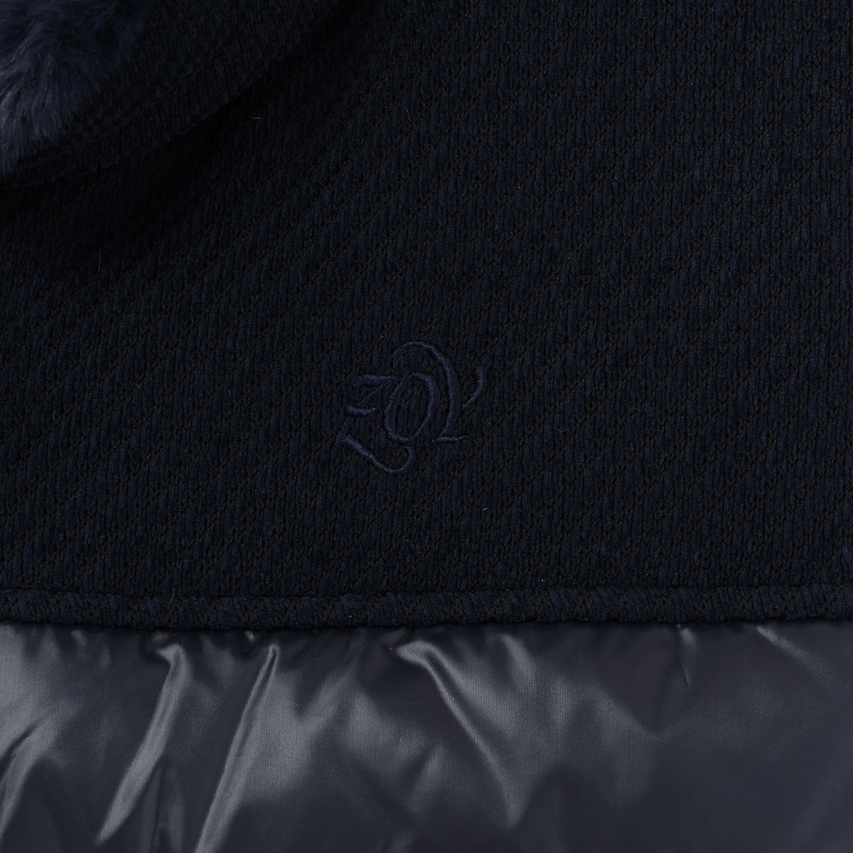 MEN LUXE ダウンベスト クリーム