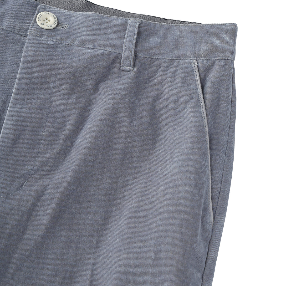 MEN 28W シャンブレーコール ロングパンツ ショコラ