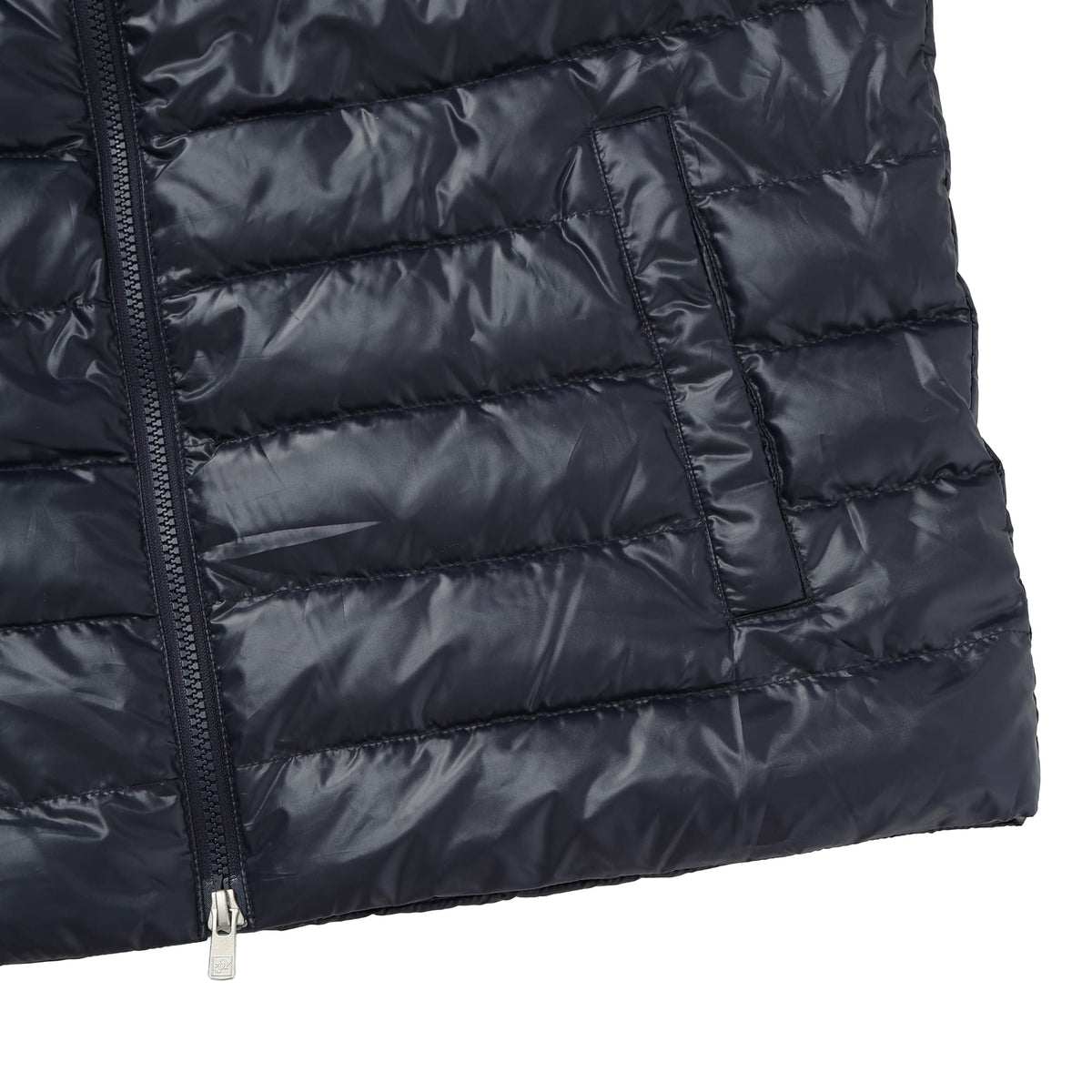 MEN LUXE ダウンベスト クリーム