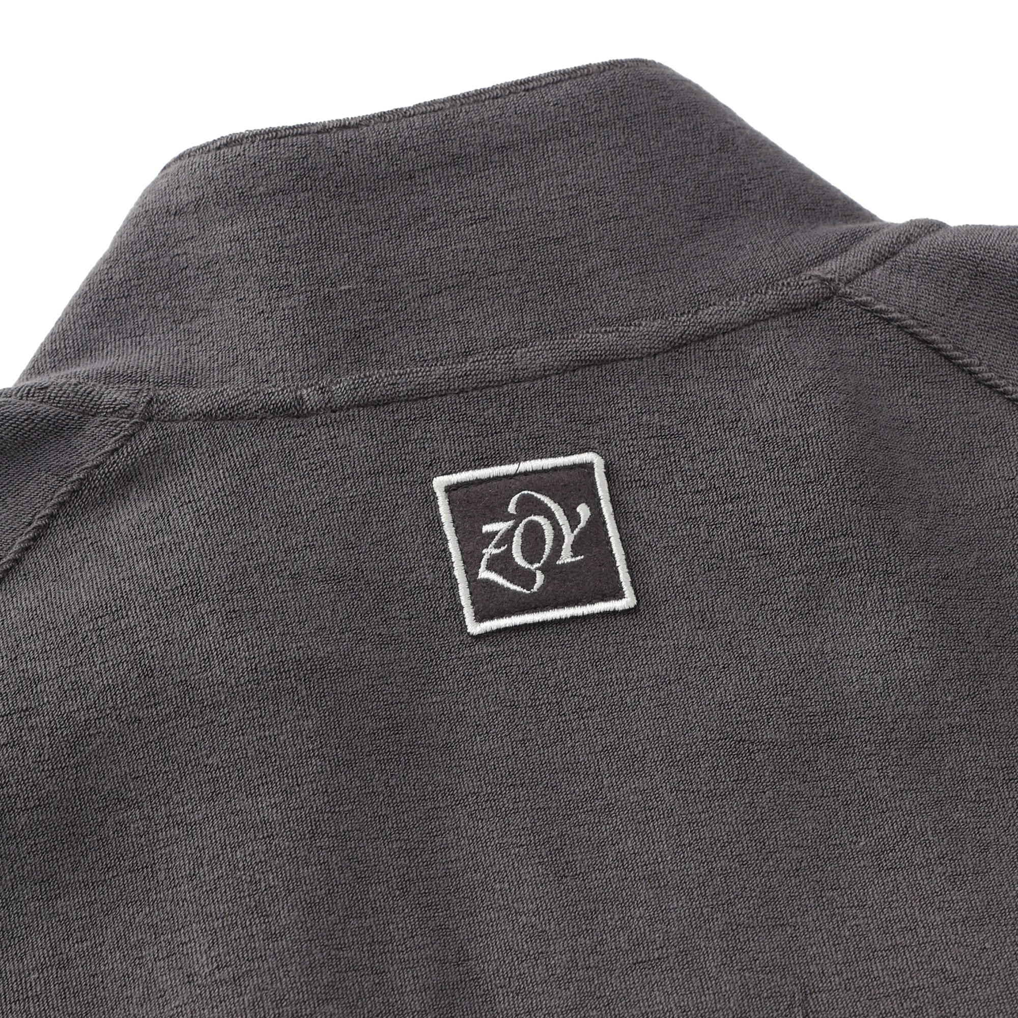 Women's Organic Cotton Tile Blouson in Charcoal