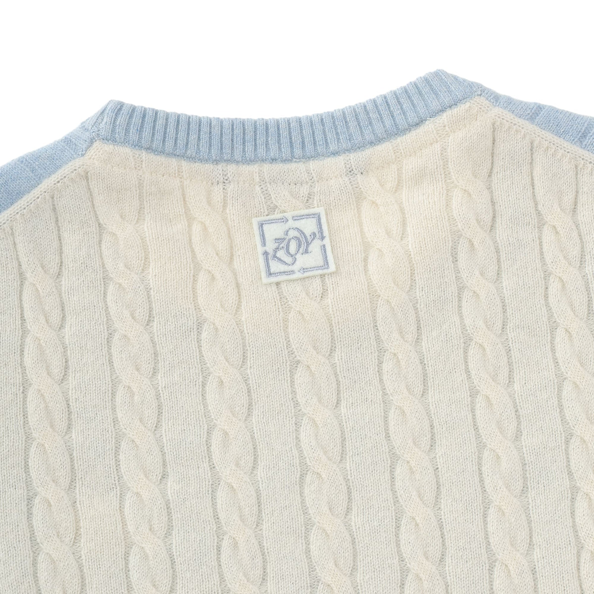WOMEN Recycled CASHMERE 長袖セーター ネイビー