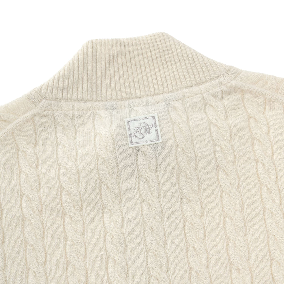 MEN Recycled CASHMERE ニットブルゾン ネイビー