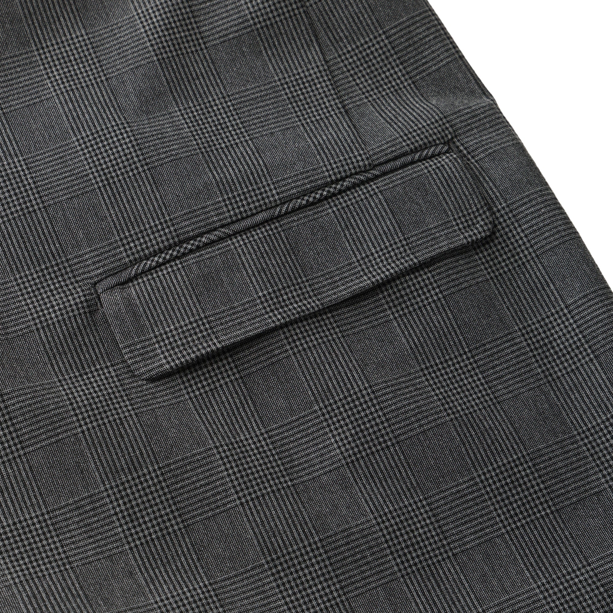 Men's Glen Check Stretch Jacket in Silver Gray