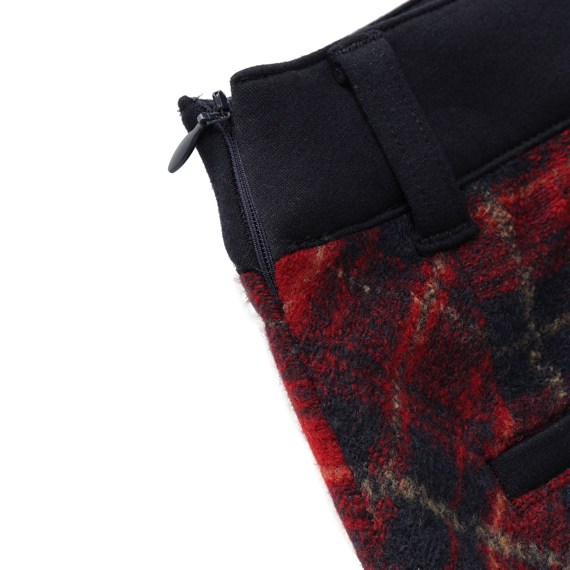 Women's Sliver Check JQ Skirt (Windproof Lining) Off-White