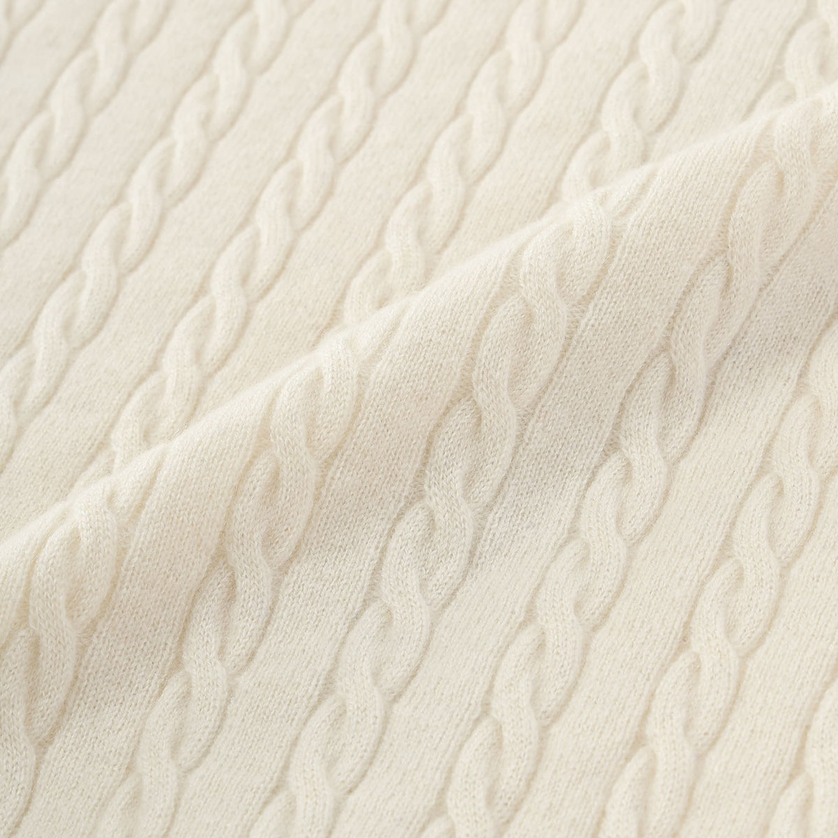 MEN Recycled CASHMERE ニットブルゾン チョーク