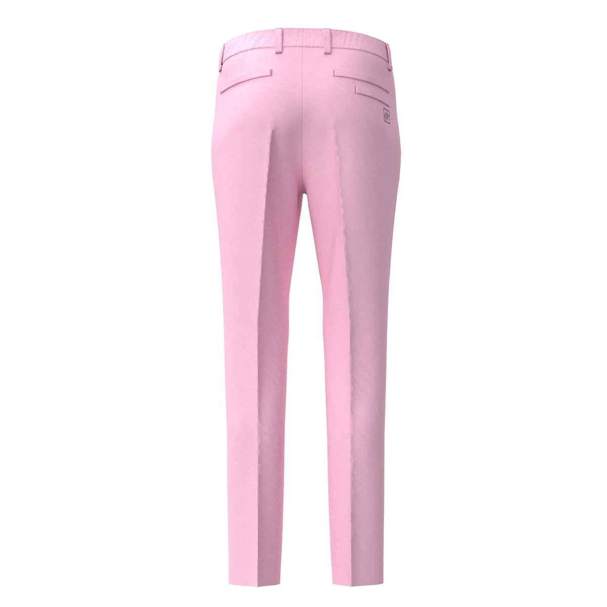 Men's Garment-Dyed Recycled Stretch Long Pants in Powder Pink