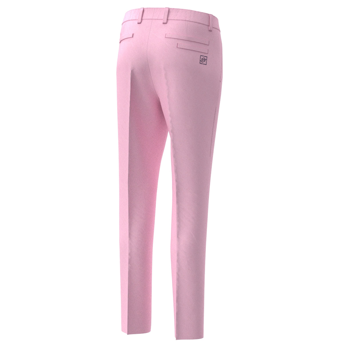 Men's Garment-Dyed Recycled Stretch Long Pants in Powder Pink