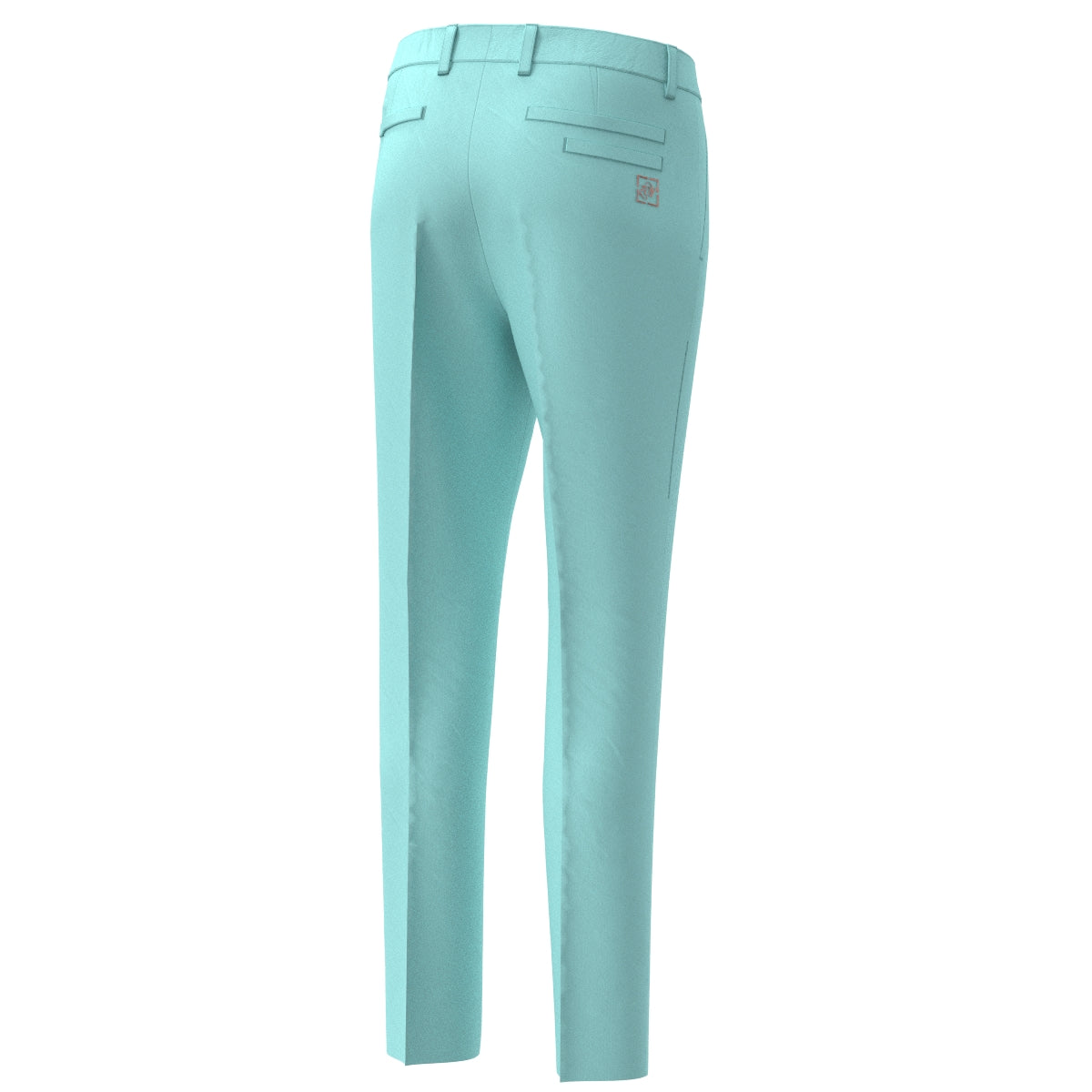 Men's Garment Dye Recycled Stretch Long Pants in Pale Aqua