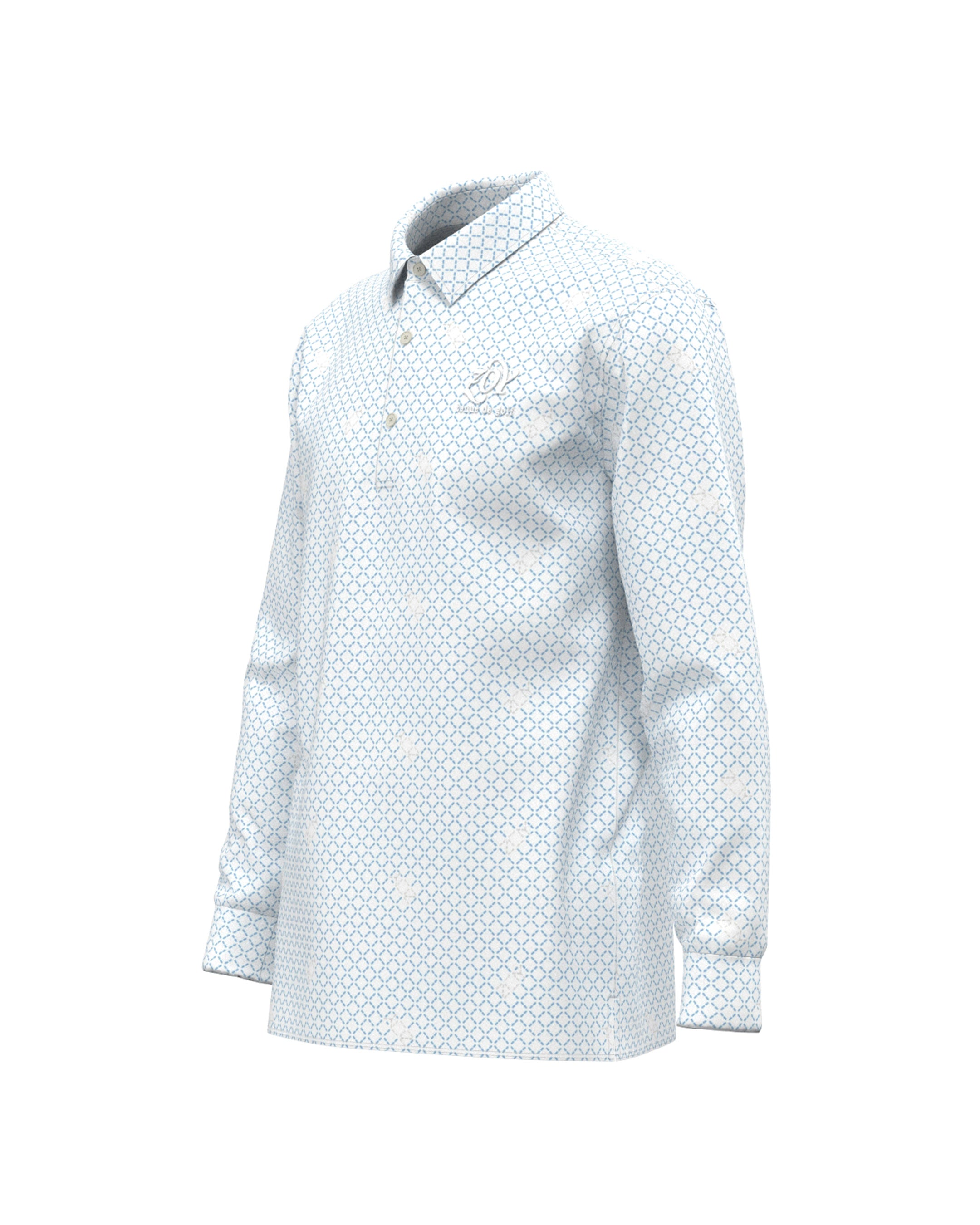 Men's Alphabet Print Short Sleeve Shirt White
