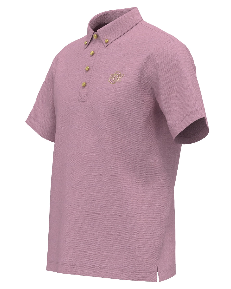 【直営店舗・公式EC限定カラー】MEN 鹿の子ジャージー 半袖シャツ チェリーピンク