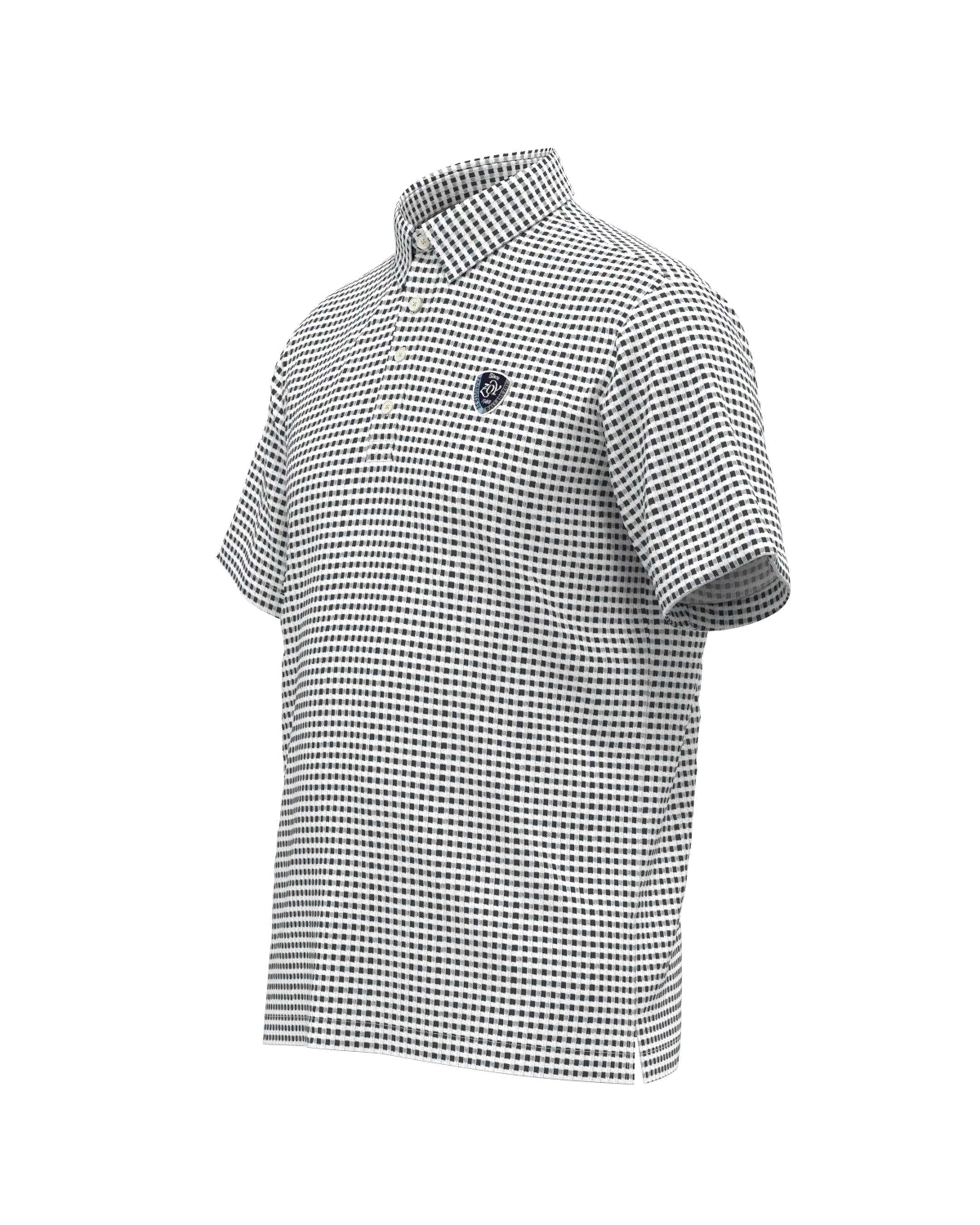 Men's Alphabet Print Short Sleeve Shirt White