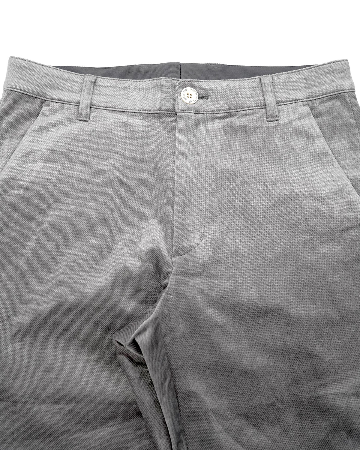 MEN VENUS TWILL CORDUROY ロングパンツ ライトグレー