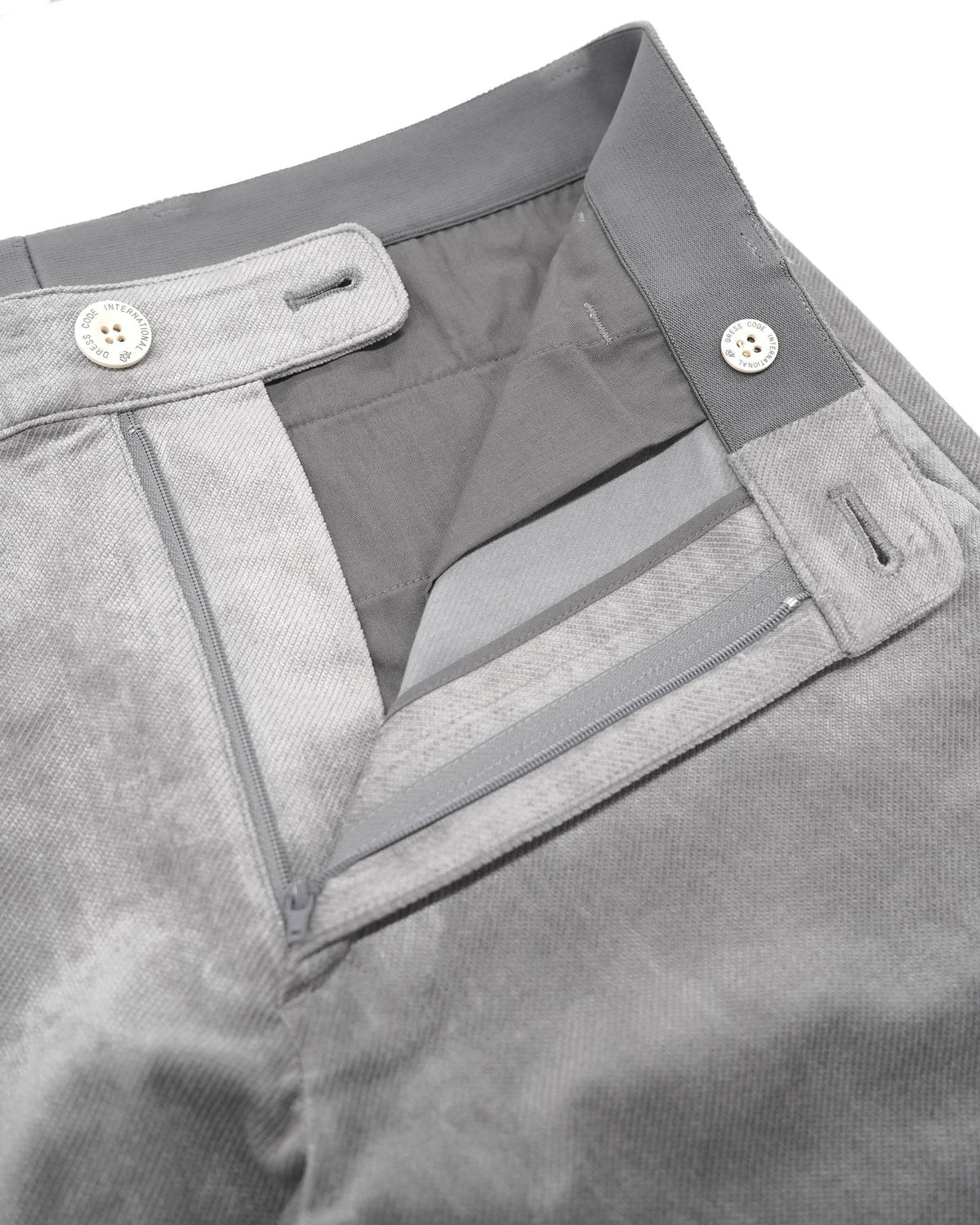 MEN VENUS TWILL CORDUROY ロングパンツ ライトグレー