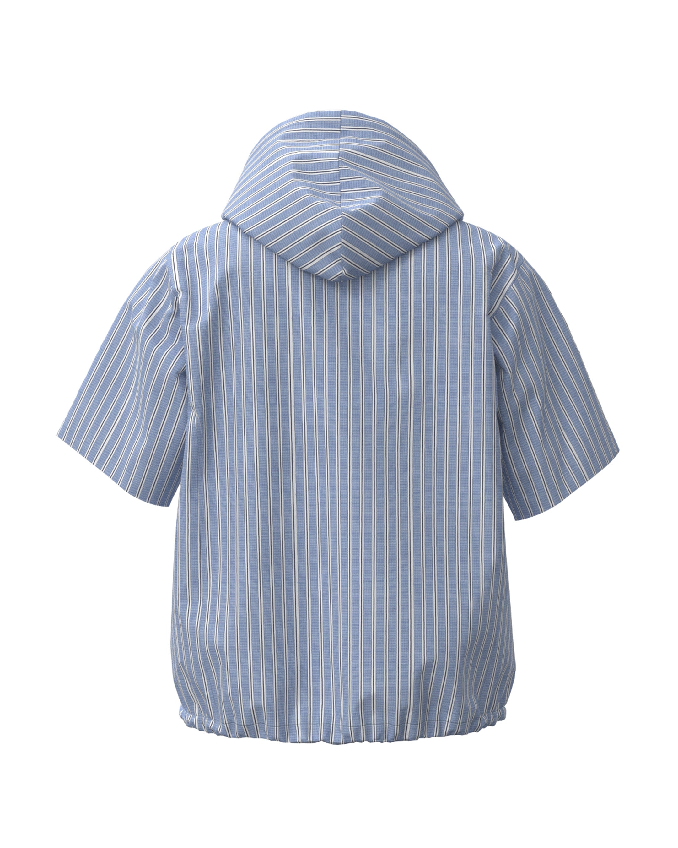 WOMEN FUNCTIONAL TYPEWRITER Short Sleeve Shirt Blue