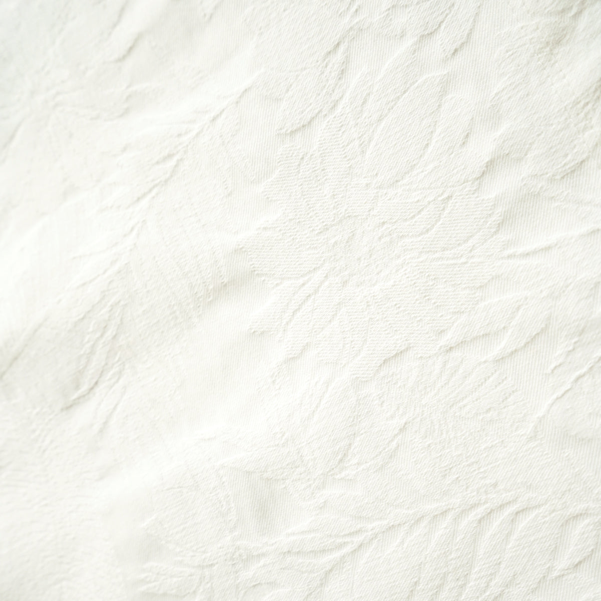 WOMEN Stretch Floral Jacquard Skirt White