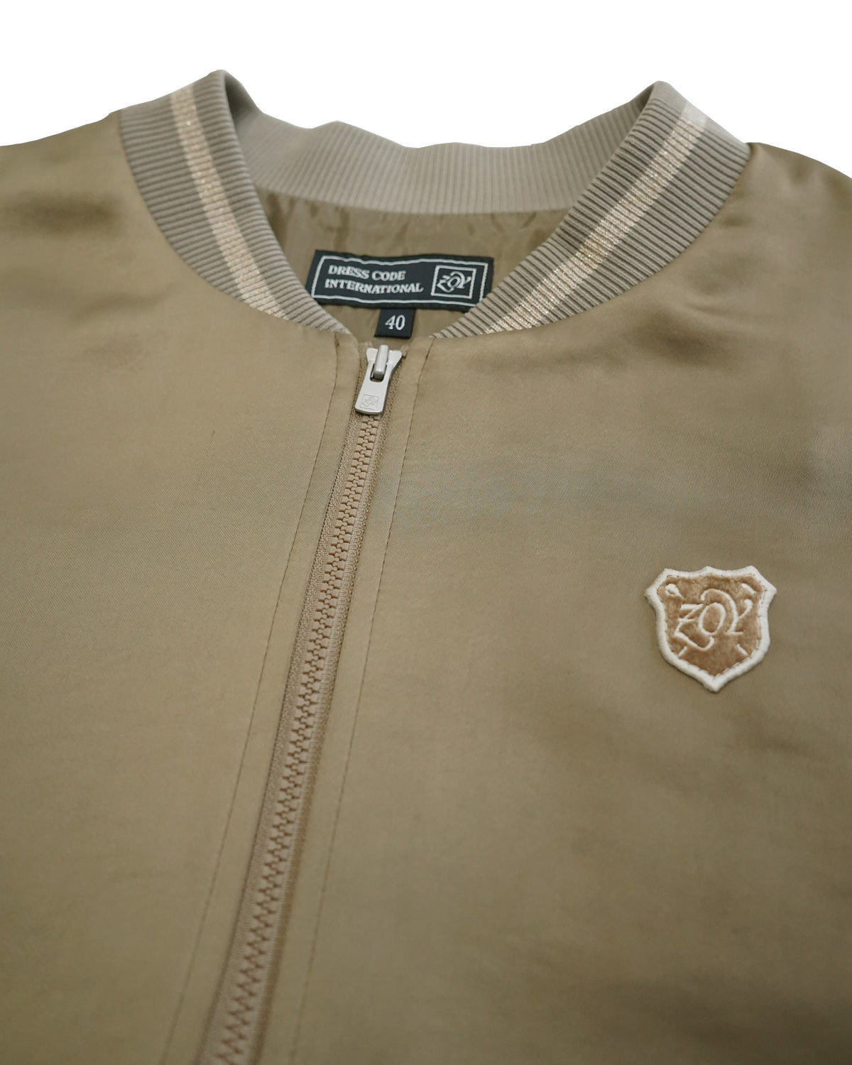 WOMEN VINTAGE AIRFLOW SATIN ブルゾン モカ