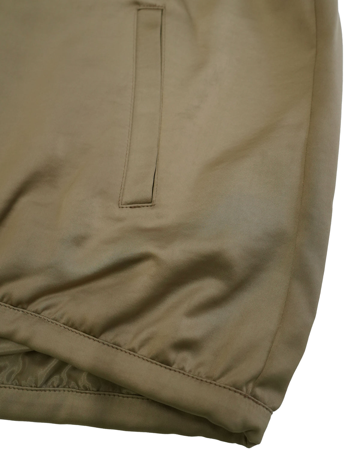 WOMEN VINTAGE AIRFLOW SATIN ブルゾン モカ