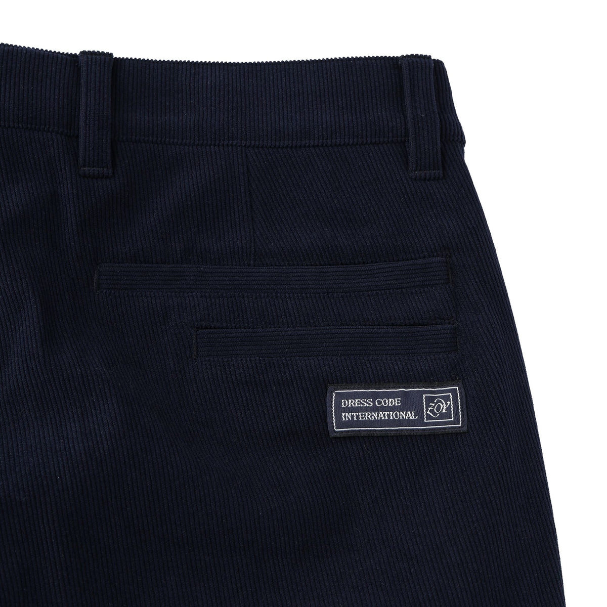 【24AW新作】MENS トリコットコーデュロイ ロングパンツ ネイビー 071444412 - ZOY OFFICIAL