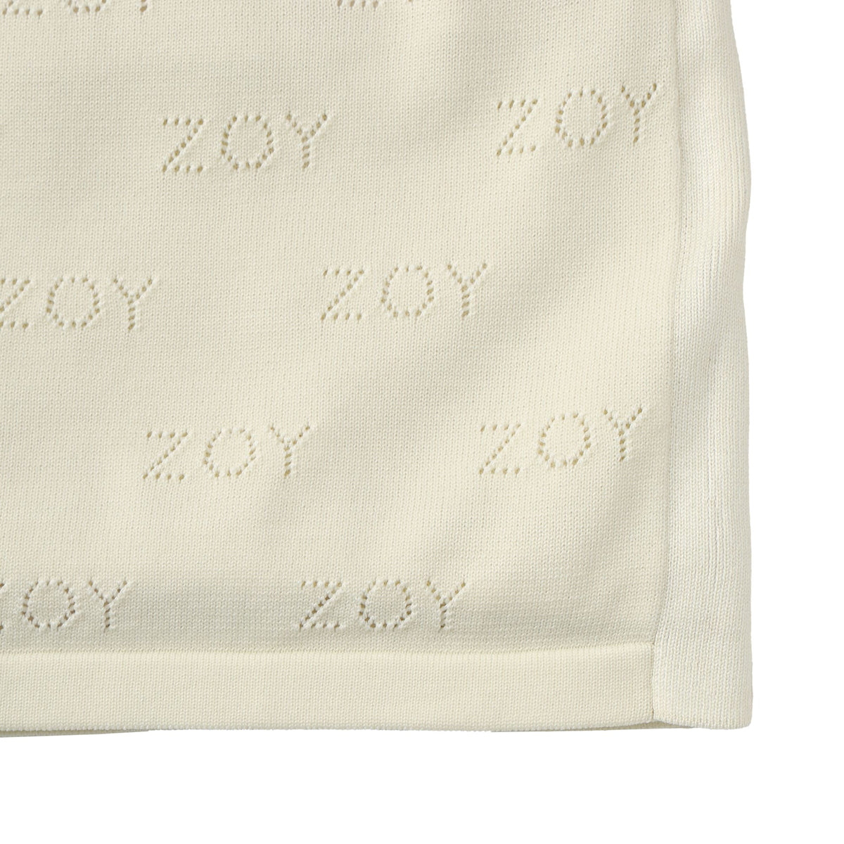 【24AW新作】WOMENS ZOYアイレット天竺プレーティング スカート(防風裏地付) ネイビー 071644318 - ZOY OFFICIAL
