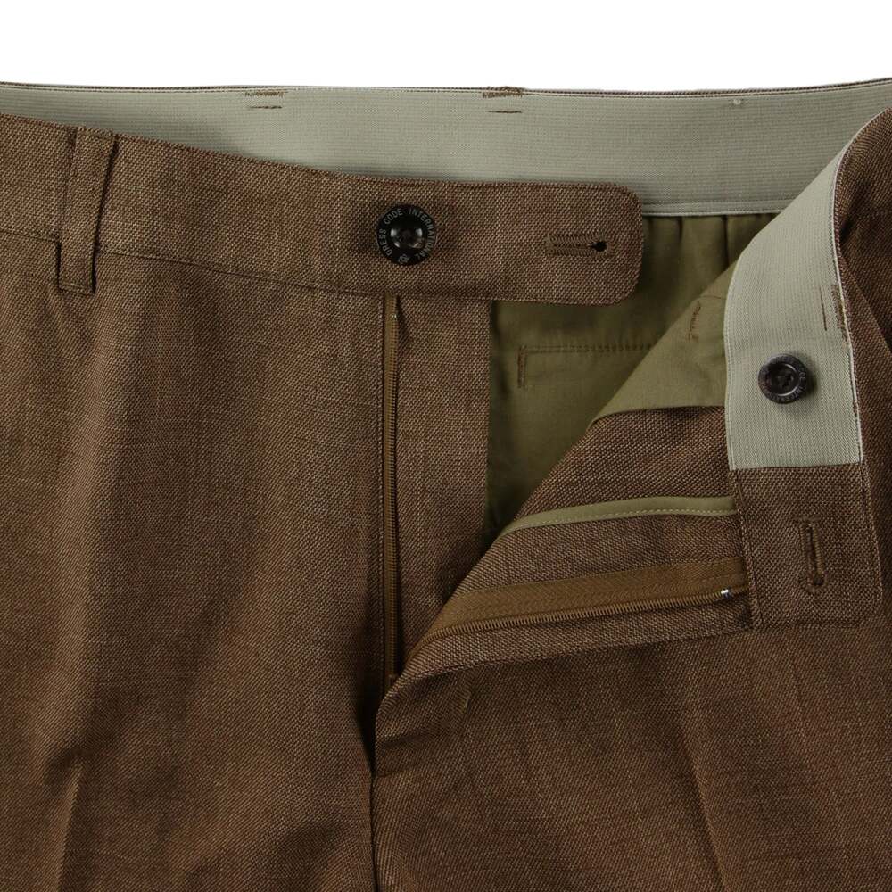 【24SS新作】MENS シャークスキンストレッチロングパンツ チャコール 071442402 - ZOY OFFICIAL