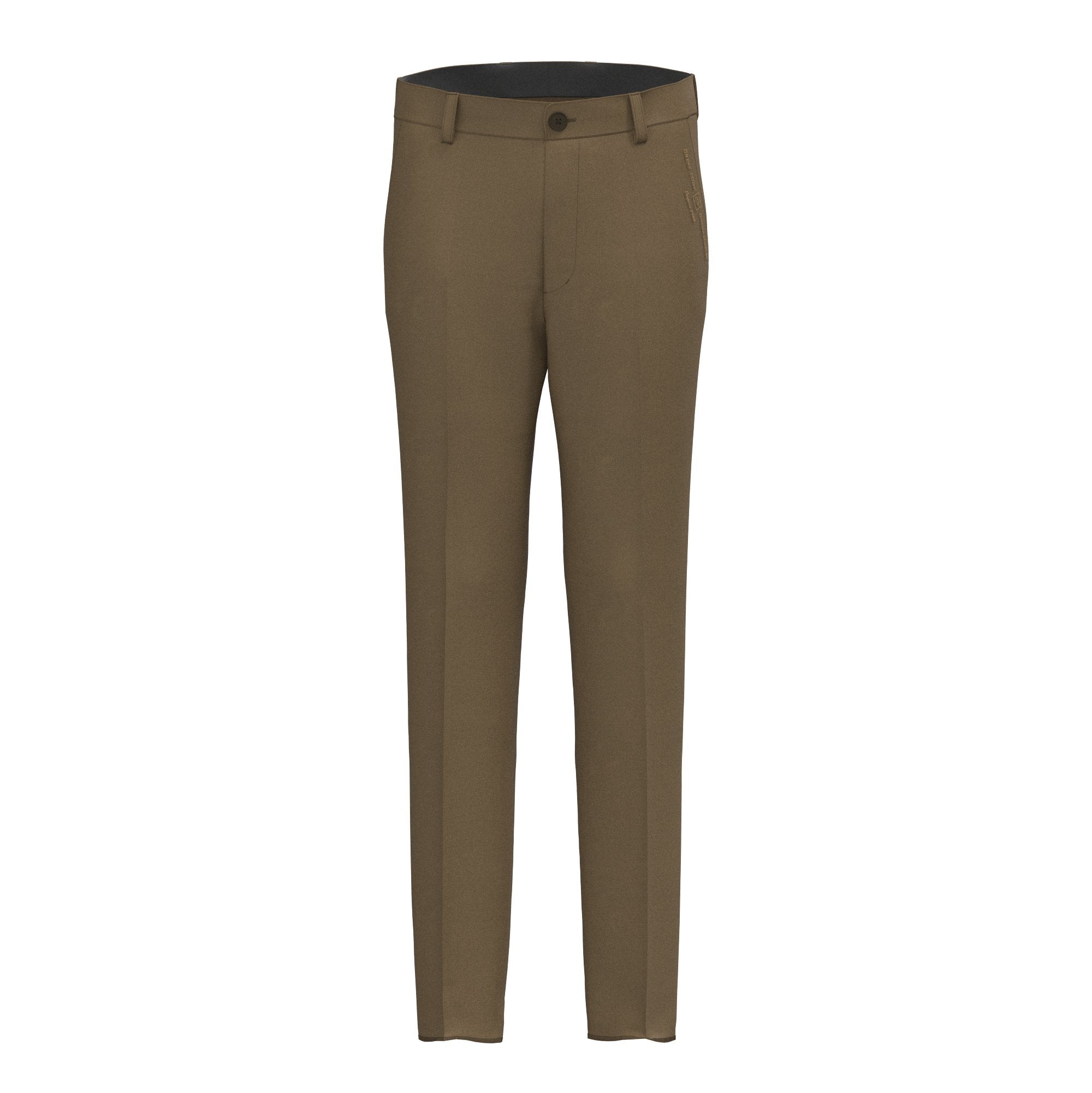 【24SS新作】MENS COOLDOTS ミニリップストップ ロングパンツ キャメル 071442413 - ZOY OFFICIAL
