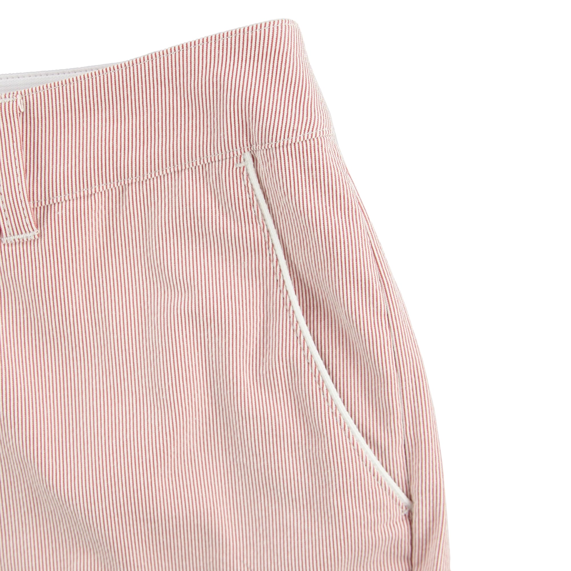 【24SS】WOMENS COOLMAX サッカーストライプ ロングパンツ レッド 071642405 - ZOY OFFICIAL