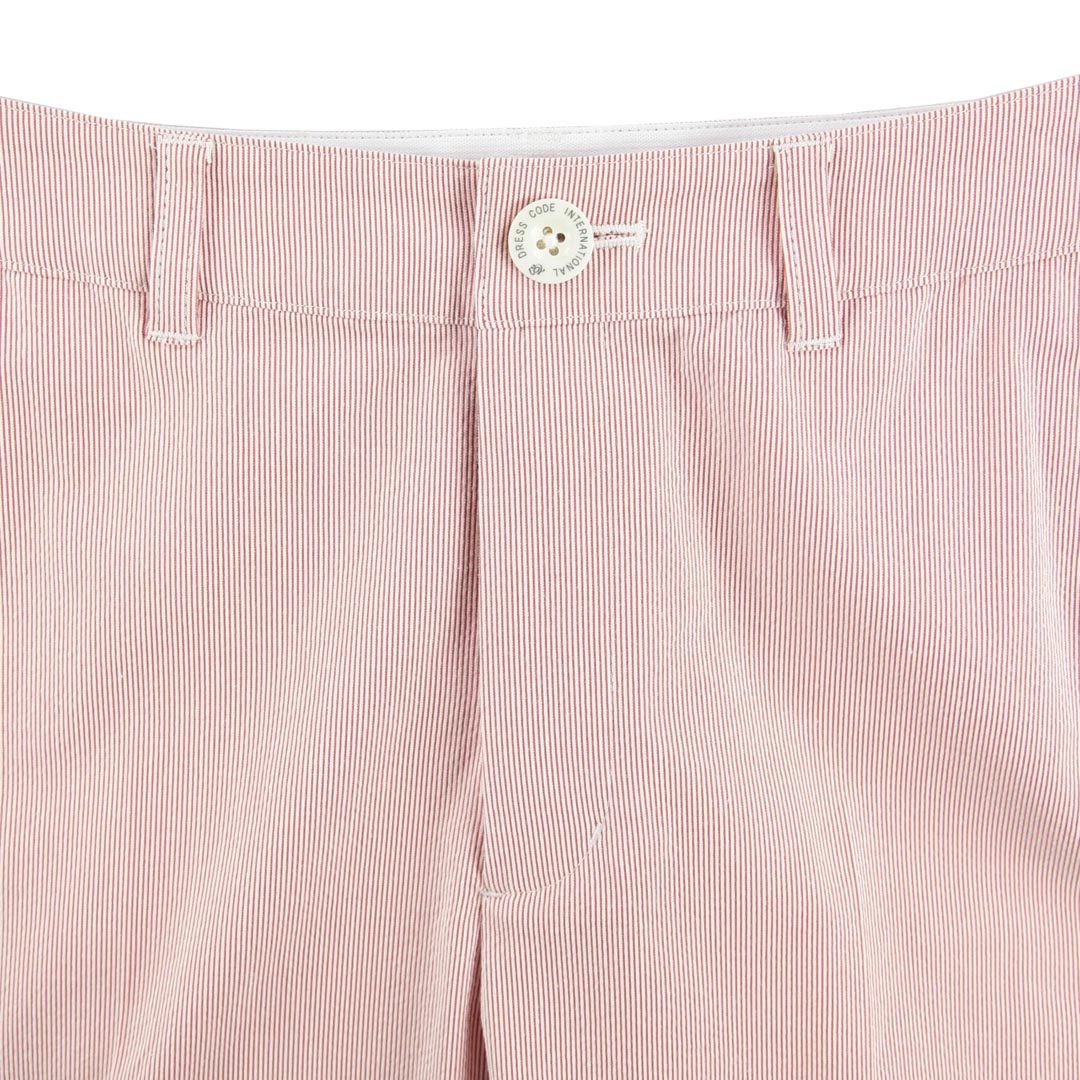 【24SS】WOMENS COOLMAX サッカーストライプ ロングパンツ レッド 071642405 - ZOY OFFICIAL