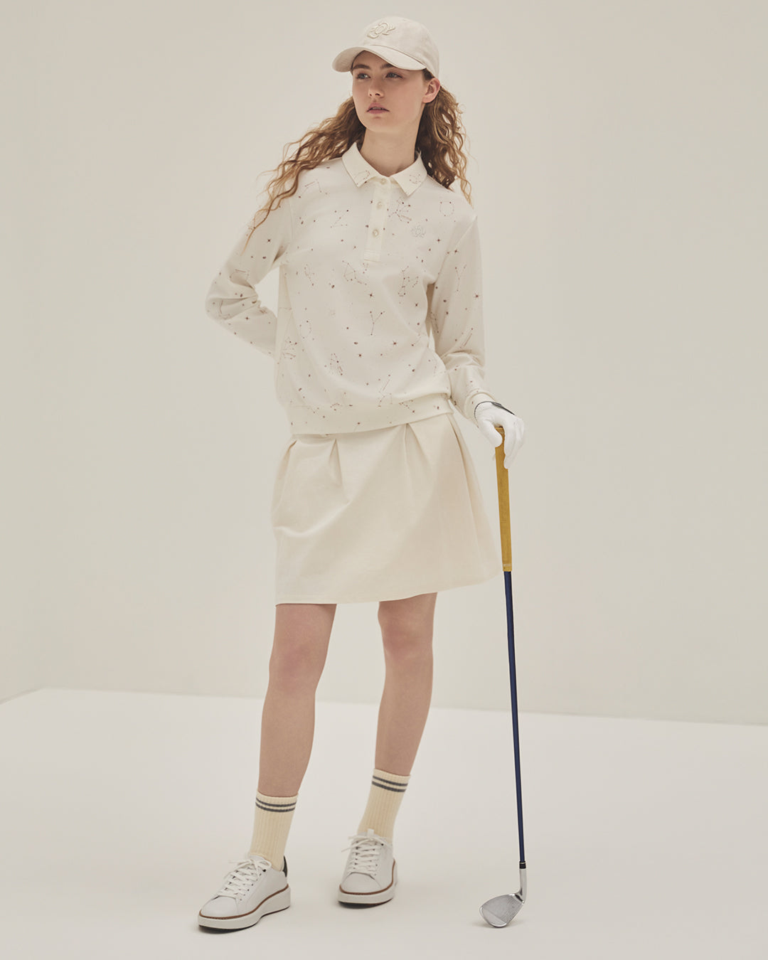 WOMEN VENUS TWILL CORDUROY スカート ネイビー