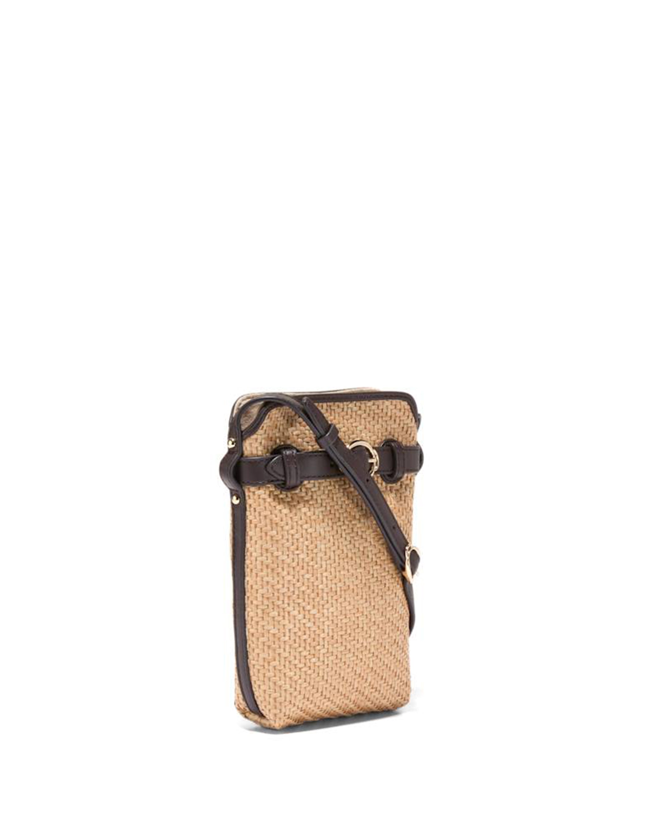 【COLE HAAN】WOMEN HERITAGE BUCKLE PHONE CASE POUCH
