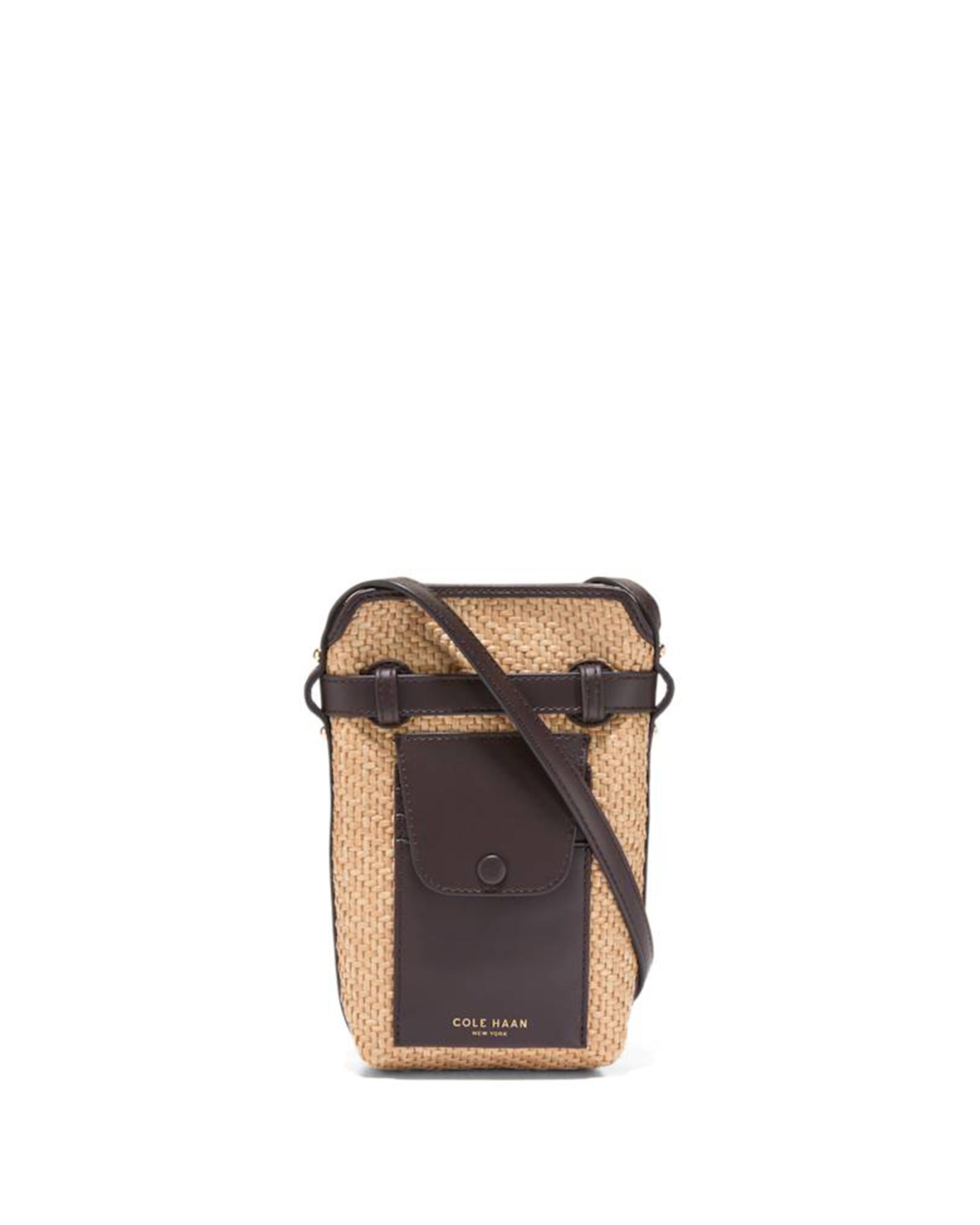 【COLE HAAN】WOMEN HERITAGE BUCKLE PHONE CASE POUCH