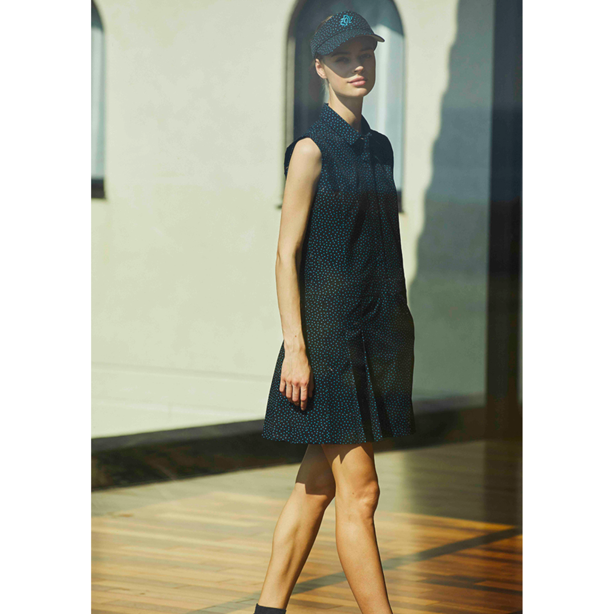 UNISEX アスレジャーバイザー ネイビー