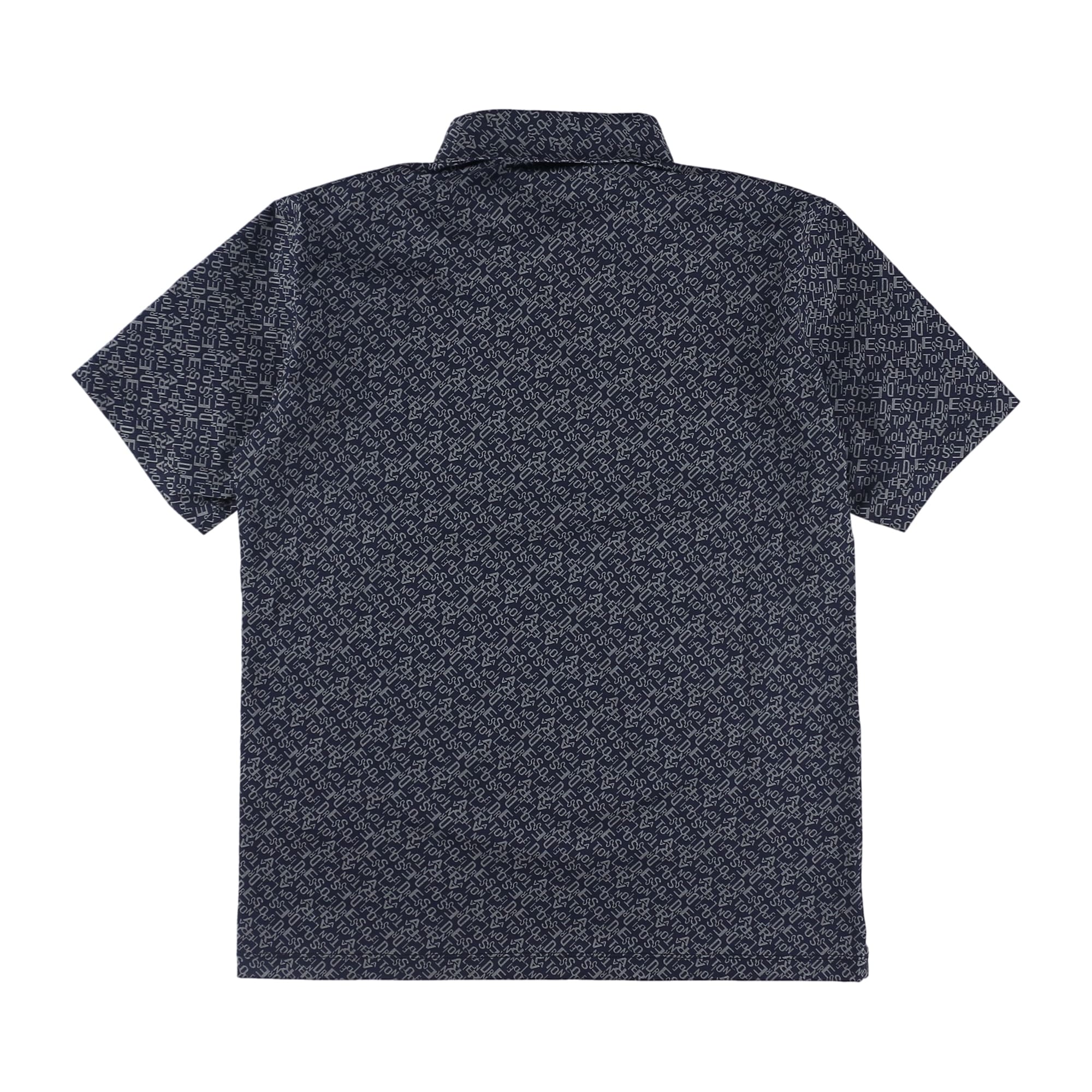 MENS バイアスロゴプリント ドットライトテックエアー 半袖ポロシャツ ホワイト 071434000 - ZOY OFFICIAL