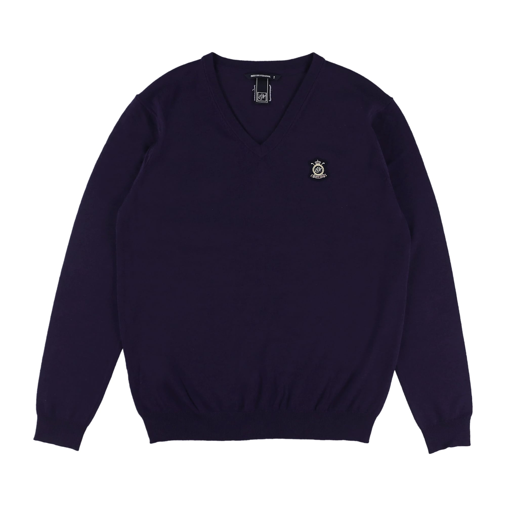 MENS CASHWOOL 長袖セーター パープル 071434716 - ZOY OFFICIAL