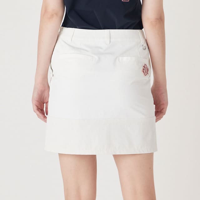 WOMENS チルドライ 2WAYストレッチ スカート ホワイト 071622331 - ZOY OFFICIAL