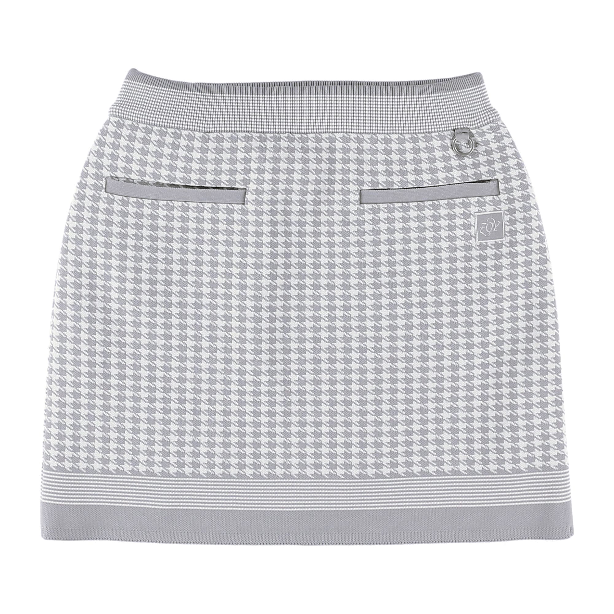 WOMENS 撥水千鳥JQ スカート グレー×ホワイト 071632301 - ZOY OFFICIAL
