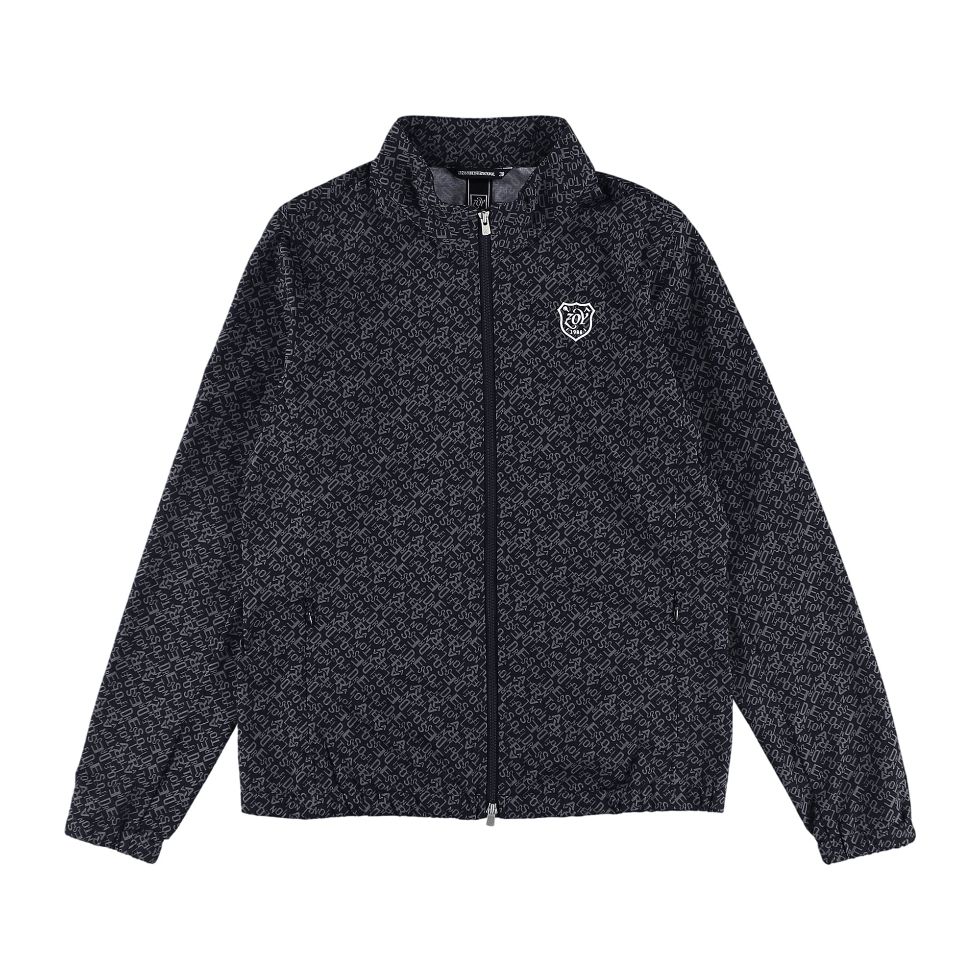WOMENS バイアスロゴPT ドットライトテックエアー ブルゾン ネイビー 071634100 - ZOY OFFICIAL
