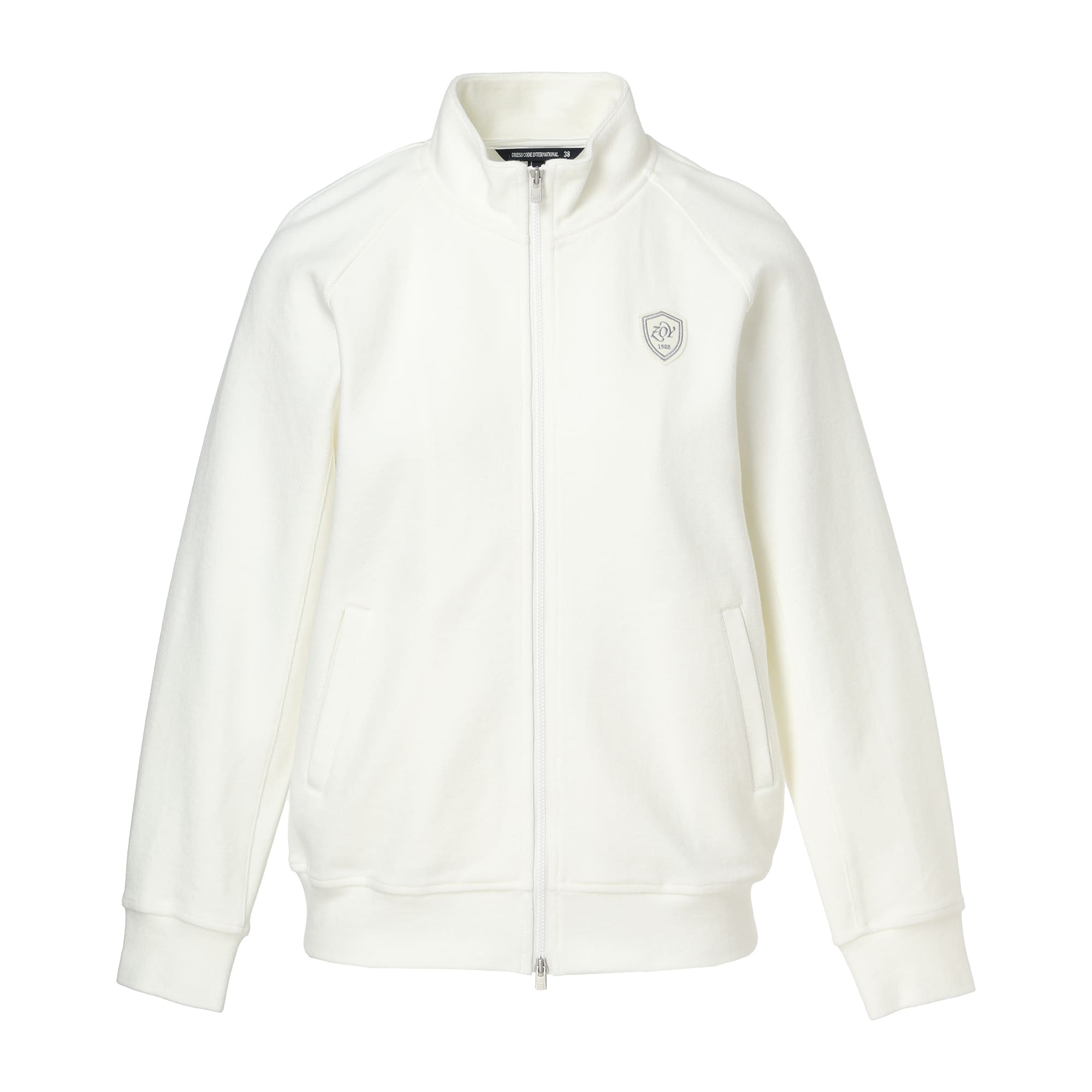 Women's Organic Cotton Pile Blouson in White